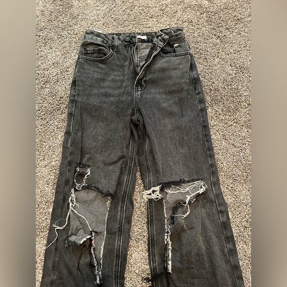 Pacsun black ripped jeans - Picture 1 of 4